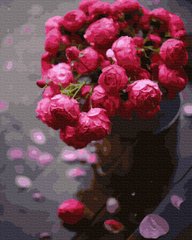 Купить Картина антистресс по номерам. Ярко-розовое великолепие  в Украине