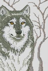 Купить Алмазная мозаика Взгляд волка  в Украине