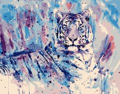 Купить Картина по номерам Акварельный тигр  в Украине
