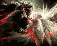 Купити Картина за номерами. Ангел і Демон  в Україні