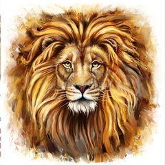Купить Алмазная мозаика Взгляд льва  в Украине