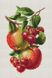 Картина из мозаики. Яблоки и вишня, Без подрамника, 30 х 20 см