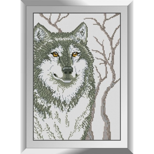 Купить Алмазная мозаика Взгляд волка  в Украине
