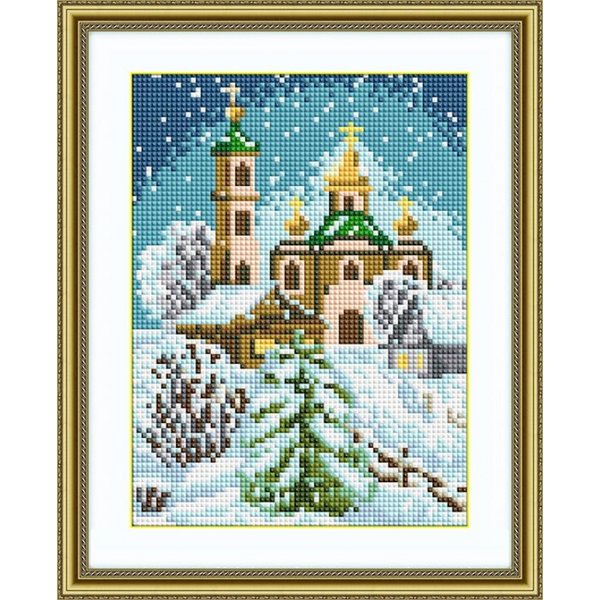 Купити Мозаїка квадратними камінчиками Зимова казка  в Україні