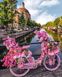 Алмазная мозаика на подрамнике 40 х 50 см. Улочками Амстердама. Набор для творчества стразами, С подрамником, 40 x 50 см