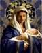 Картина за номерами Марія з маленьким Ісусом, Без коробки, 40 х 50 см
