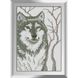 Алмазная мозаика Взгляд волка, Без подрамника, 28 х 42см