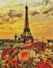 Купити Алмазна мозаїка за номерами (на підрамнику). Прекрасним Париж  в Україні