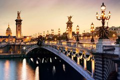 Купити Картина з страз. Вечірній міст Парижа  в Україні