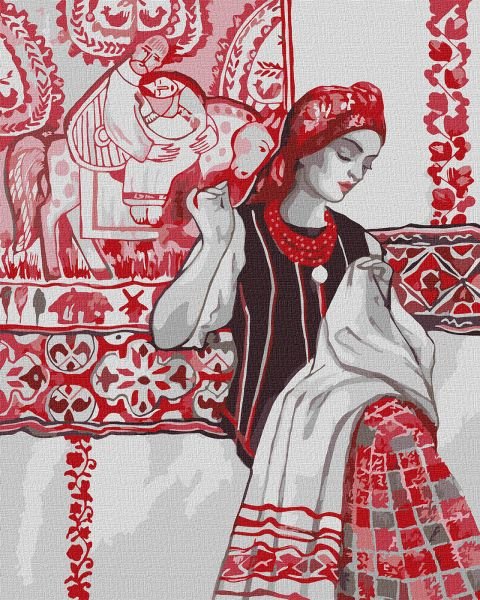 Купить Набор для рисования по цифрам. Талантливая мастерица © Katya Poltavska  в Украине