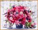 Картина по номерам Premium-качества. Розовые хризантемы (в раме), Подарочная коробка, 40 х 50 см