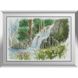 Алмазная мозаика Лесной водопад, Без подрамника, 41 х 62 см