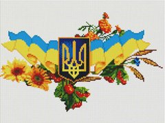 Купить Алмазная мозаика 30 х 40 см. Трезубец. Украина (АМШ-118)  в Украине