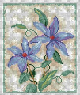 Купити Алмазна мозаїка Квіткове тріо - 3  в Україні