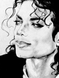 Набір алмазної мозаїки на підрамнику. Майкл Джексон (портер, монохром) (30х40см, квадратні камінчики, повна викладка полотна) викладка алмазами за номерами