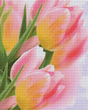 Купить Алмазная мозаика. Нежные Тюльпаны 40 x 50 см  в Украине