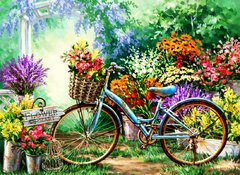 Купить Картина из страз. Весенние цветы  в Украине
