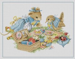 Купити Алмазна вишивка Мишки на пікніку  в Україні