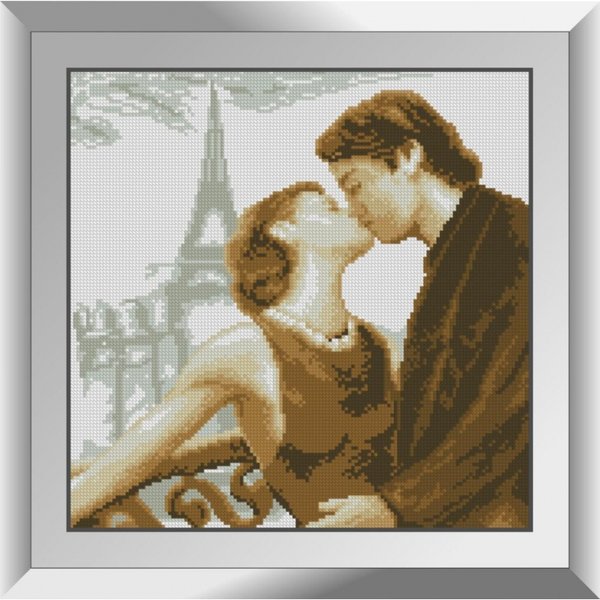 Купити Алмазна мозаїка Парижський поцілунок  в Україні