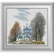 Алмазная вышивка Белая церковь, Без подрамника, 32 х 35 см