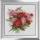 Алмазна вишивка Рожеві тюльпани, Без підрамника, 36 х 36 см