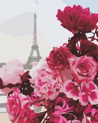 Купити Картина за номерами. Французькі квіти  в Україні