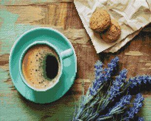 Купить Алмазная мозаика по номерам (на подрамнике). Завтрак с ароматом лаванды  в Украине