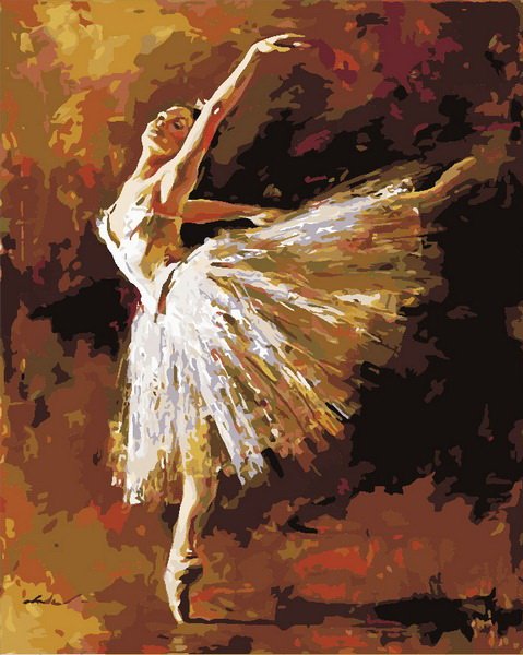 Купити Картина за номерами. Мистецтво танцю  в Україні