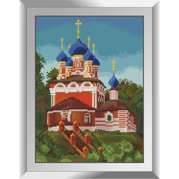 Купить Алмазная мозаика Ранняя осень (церковь)  в Украине