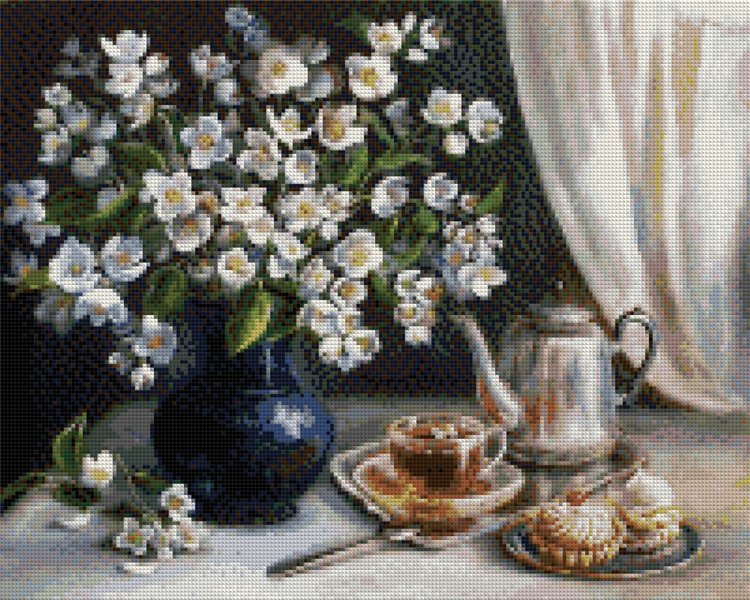 Купить Картина из мозаики. Чай с жасмином  в Украине