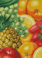Купити Алмазна мозаїка Соковиті фрукти  в Україні