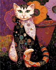Купить Картина по номерам. Мистический кот  в Украине