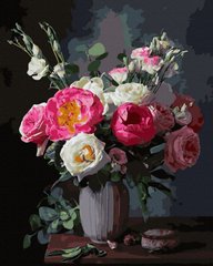 Купити Картина за номерами без коробки. Ніжність троянд  в Україні