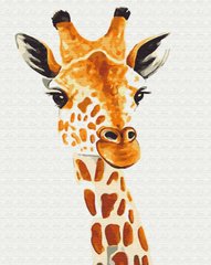 Купити Картина за номерами без коробки Жирафчик  в Україні
