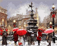 Купити Картина за номерами. В очікуванні Різдва  в Україні