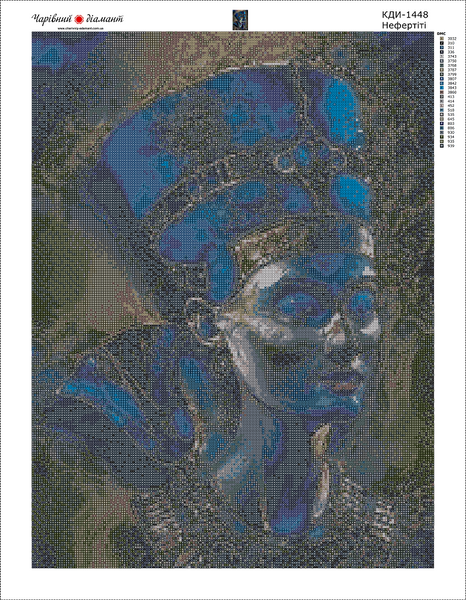 Купить Алмазная мозаика. Нефертити 60 х 45 см  в Украине