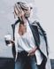 Картина за номерами Premium-якості. Дівчина з кавою, Подарункова коробка, 40 х 50 см