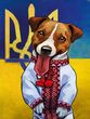 Купити Алмазна мозаїка на підрамнику. Пес Патрон  в Україні