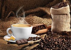 Купити Вишивка камінням за номерами Ароматна кава  в Україні