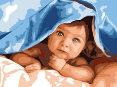 Купити Картина за номерами. Допитливий малюк  в Україні