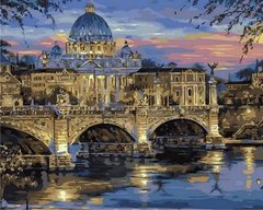 Купити Картина за номерами. Сутінки над Римом  в Україні