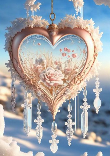 Купить Алмазная мозаика круглыми камушками на подрамнике. Холодное сердце 40х50см  в Украине