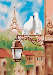 Купить Набор для рисования по цифрам. Весна в Париже (без коробки)  в Украине
