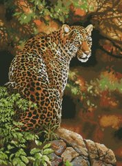 Купити Алмазна мозаїка Погляд леопарда  в Україні