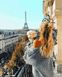 Картина за номерами. Паризький балкон, Подарункова коробка, 40 х 50 см