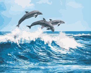 Купить Картина по номерам. По волнам  в Украине