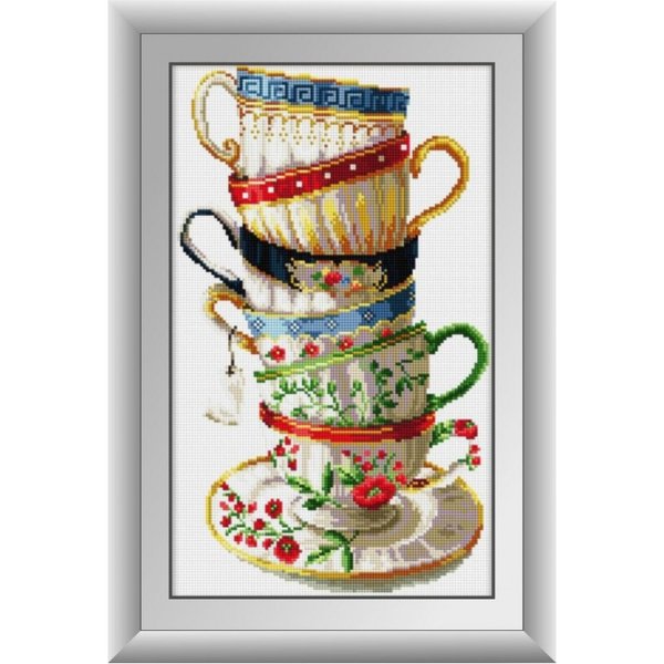 Купити Набір для мозаїки камінням Набір кавових чашок  в Україні