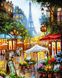 Картина из мозаики. Париж. Цветочная улица, Без подрамника, 50 х 40 см
