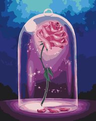 Купити Картина за номерами без коробки Чарівна троянда  в Україні