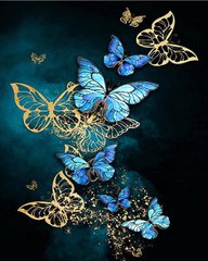 Купити Алмазна мозаїка на підрамнику. Магічні метелики  в Україні